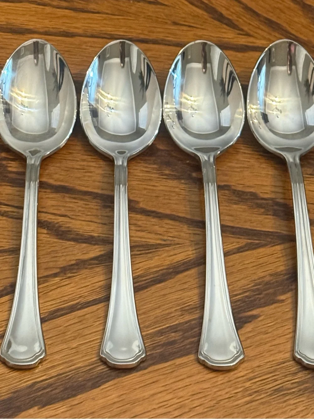 Reed & Barton ARLINGTON NEWTON 4 Teaspoons Stainless Flatware 6 3/8” NEW